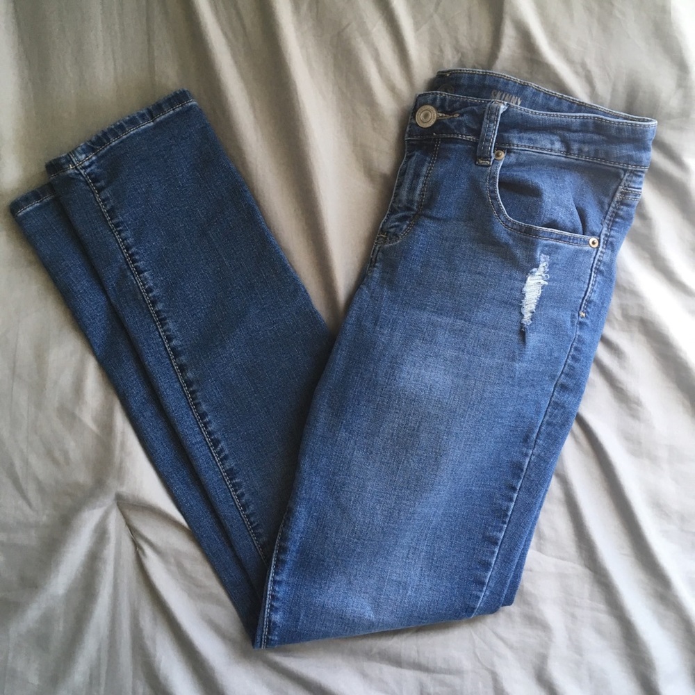 Mid-Rise Skinny Jeans